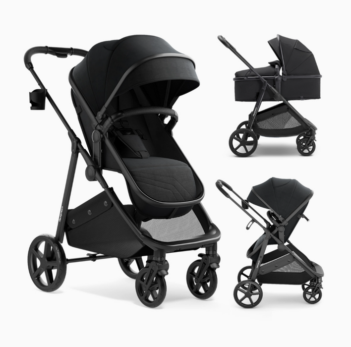 Mompush Wiz Stroller, 2026, Black