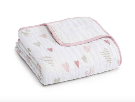 Shop Aden + Anais Muslin Dream Blanket, Heart Breaker at GoodBuy Gear