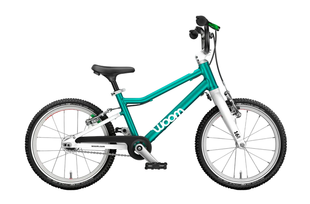 Woom GO 3 Bike "16, AUTOMAGIC, Metallic turquoise