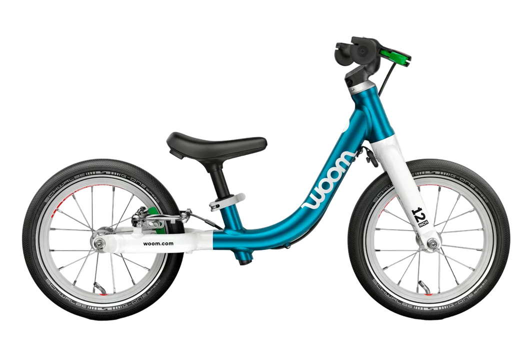 Woom GO 1 Balance Bike, Metallic Blue