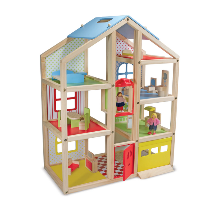 Melissa & Doug Hi Rise Dollhouse