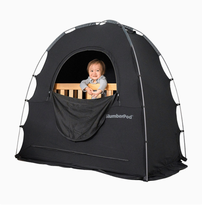 SlumberPod 3.0 Sleep Canopy, Black with Gray Accents