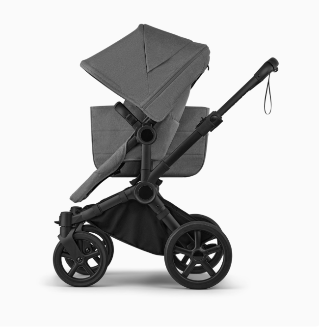 Bugaboo Donkey 6 2-in-1 Stroller, 2025, Black Frame, Moon Grey, Moon Grey