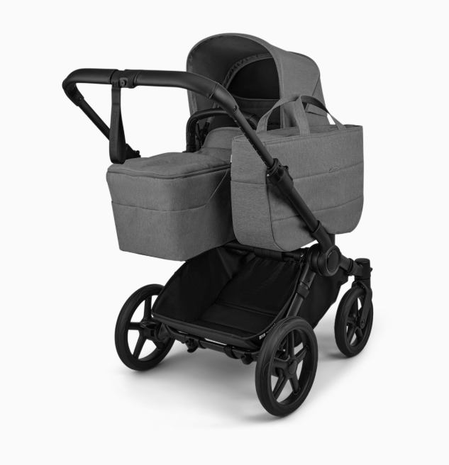Bugaboo Donkey 6 2-in-1 Stroller, 2025, Black Frame, Moon Grey, Moon Grey