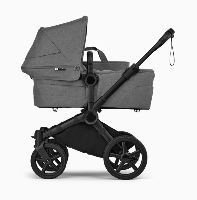 Bugaboo Donkey 6 2-in-1 Stroller, 2025, Black Frame, Moon Grey, Moon Grey