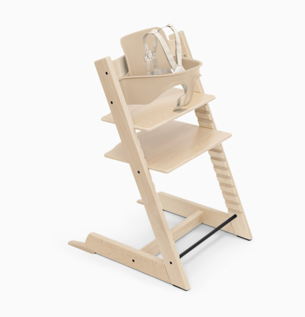 Stokke Tripp Trapp High Chair With Baby Set, Natural, 2