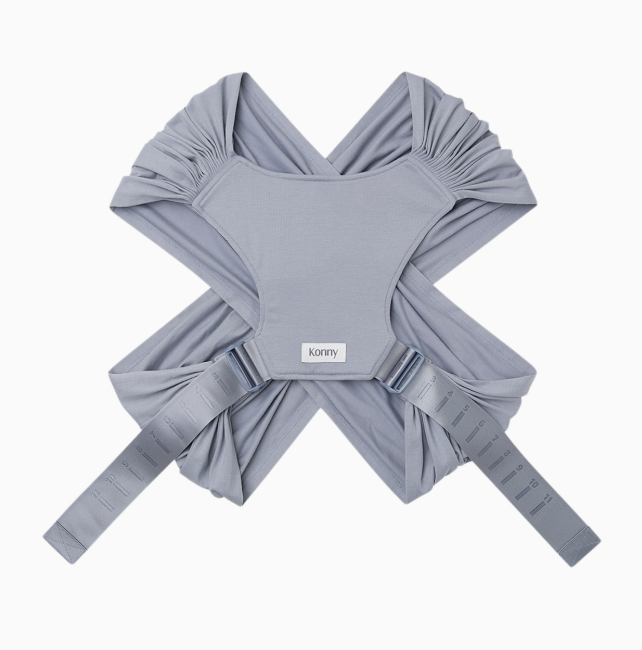 Konny Baby Carrier Flex, Blue Grey, SoftBreeze, XS-XL