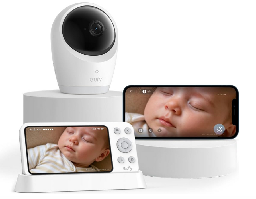 Eufy Baby Monitor E21 with 4K UHD Camera, 5" Display