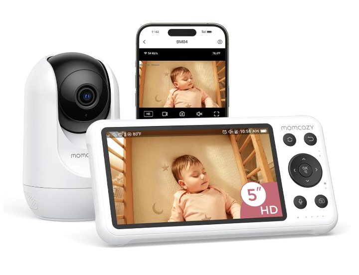 Momcozy 1080p Video Baby Monitor, BM04 With 1 Camera