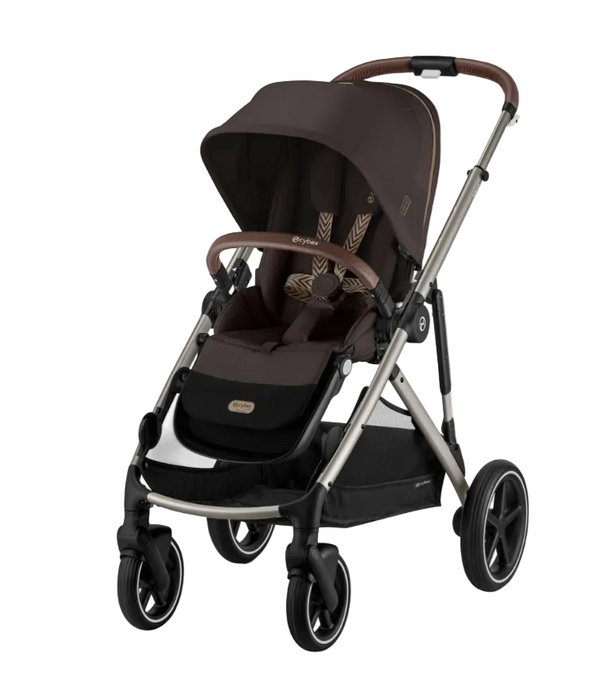 Shop Cybex Gazelle S Modular Stroller, Silver Frame, Chocolate Brown, 2026 at GoodBuy Gear