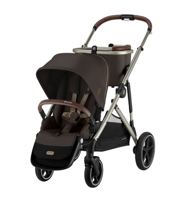 Shop Cybex Gazelle S Modular Stroller, Silver Frame, Chocolate Brown, 2026 at GoodBuy Gear