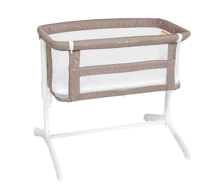 Baby Delight Beside Me Serenity Bassinet and Bedside Sleeper, Mocha Tweed