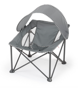 Shop Bright Starts Pop 'N Chill Travel Seat, Grey at GoodBuy Gear