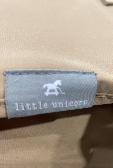 Little Unicorn 5 x 7 Outdoor Blanket, Beige Buffalo Check