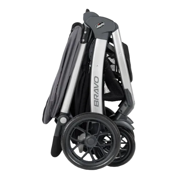 Chicco Bravo Quick-Fold Stroller, 2026, Black