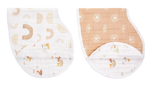 Shop Aden + Anais Boutique Silky Soft Burpy Bibs 2 Pack, Keep Rising at GoodBuy Gear