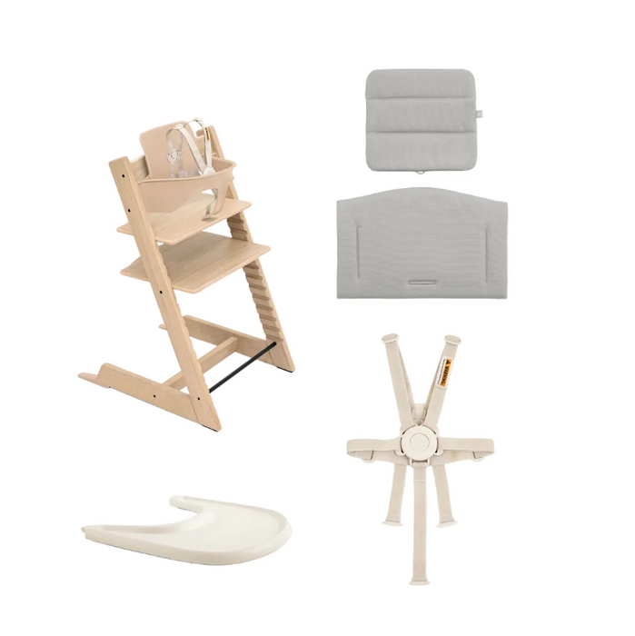 Stokke Tripp Trapp Complete High Chair, Natural, Natural 2.0, Anthracite