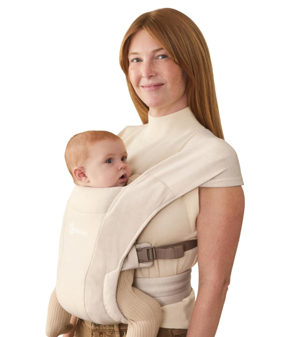 Ergobaby Embrace Baby Carrier, Cream, Knit