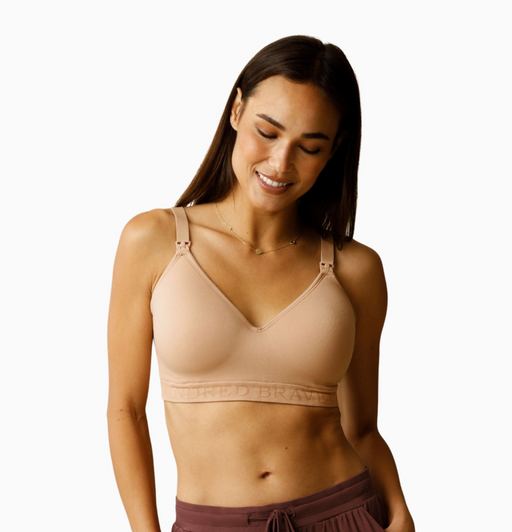 Shop Kindred Bravely Signature Sublime Contour Nursing & Maternity Bra, Beige, Busty, Large at GoodBuy Gear