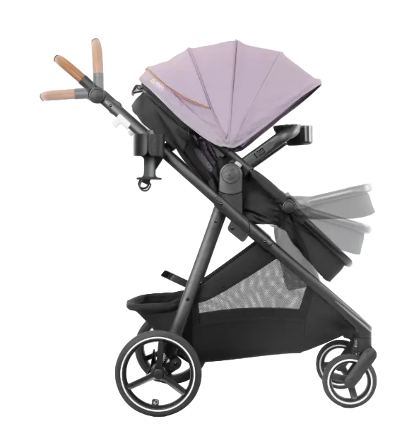 Evenflo Shyft Intuiti+ Stroller, Agate, 2026, Green & Gentle Fabric