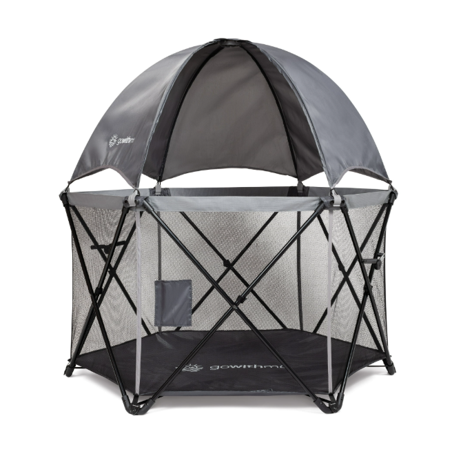 Baby Delight Go With Me Eclipse Portable Playard, Grey, Regular