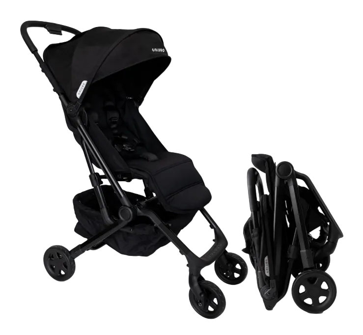 Colugo Compact Stroller+, Black/Black, 2025
