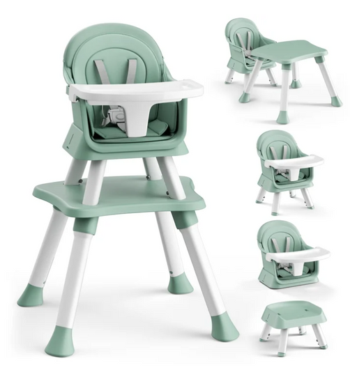 Shop AILEEKISS 8 in 1 Baby High Chair, Green at GoodBuy Gear