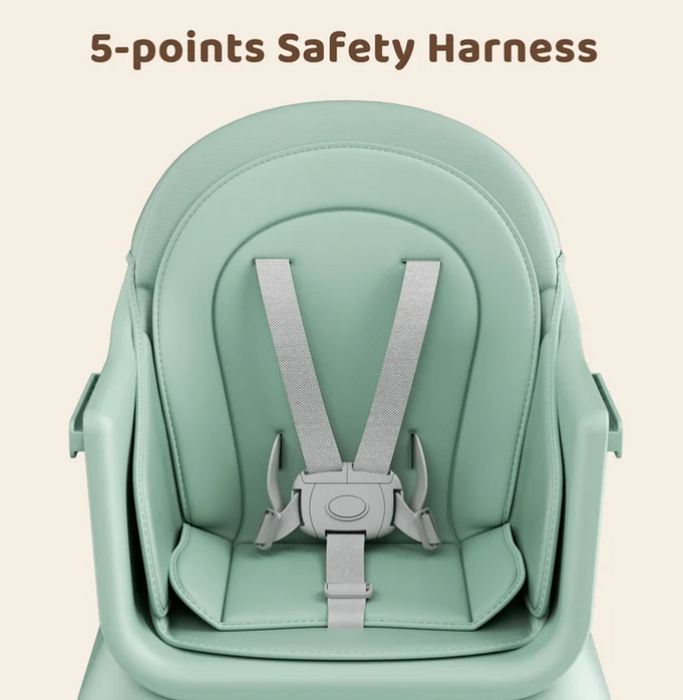 AILEEKISS 8 in 1 Baby High Chair, Green