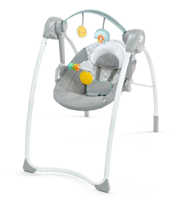 Shop Ingenuity Sun Valley Milestone Baby Swing, Grey at GoodBuy Gear
