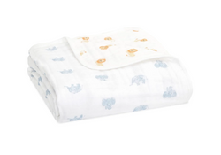 Shop Aden + Anais Muslin Dream Blanket, Animal Kingdom Elephants at GoodBuy Gear
