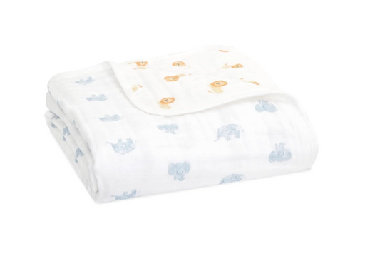 Shop Aden + Anais Muslin Dream Blanket, Animal Kingdom Elephants at GoodBuy Gear