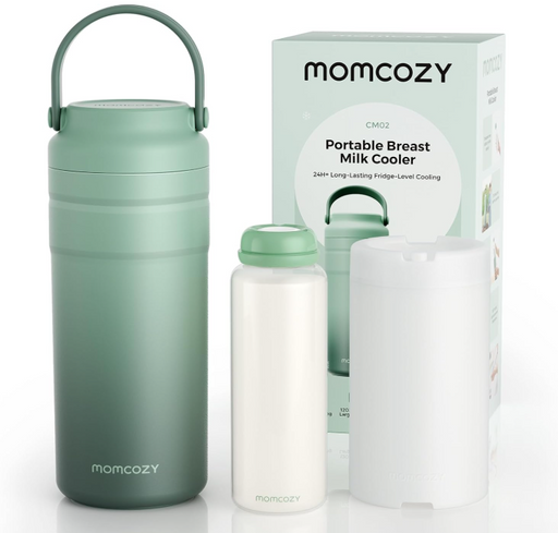 Shop Momcozy Portable Breastmilk Cooler, 12oz CM02, Green at GoodBuy Gear