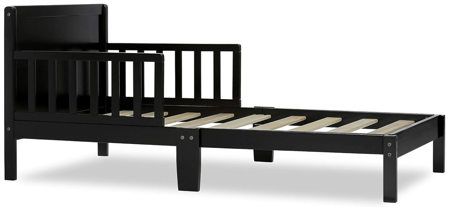 Dream On Me Brookside Toddler Bed, Black