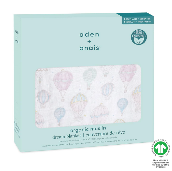 Shop Aden + Anais Muslin Dream Blanket, above the clouds at GoodBuy Gear