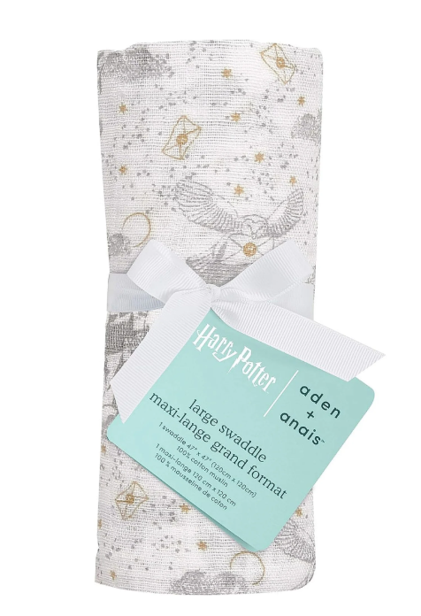 Aden + Anais Swaddle Blanket, Harry Potter Iconic Letters