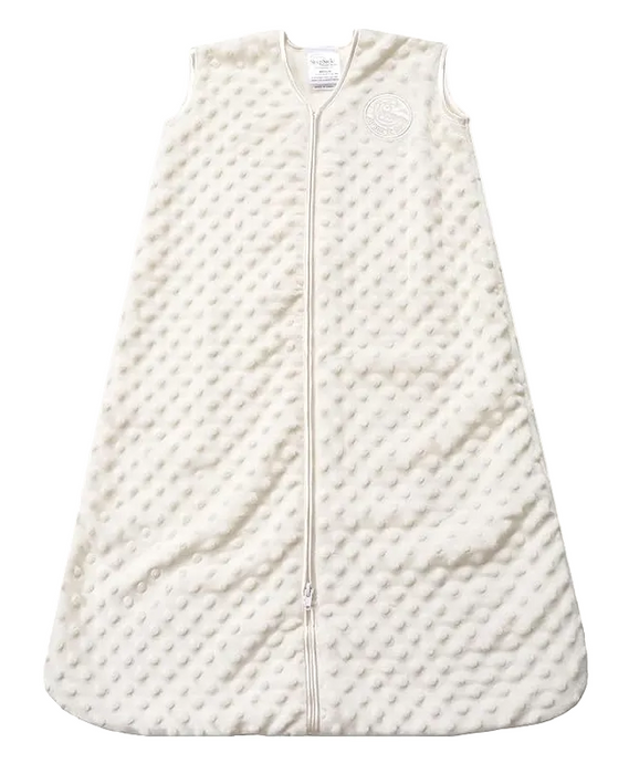 Halo Sleepsack Plushy Dot Velboa, Cream, Medium