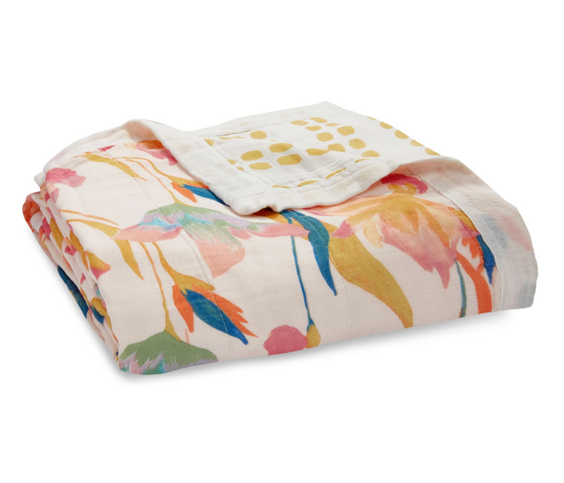 Shop Aden + Anais Silky Soft Dream Blanket, Marine Gardens at GoodBuy Gear