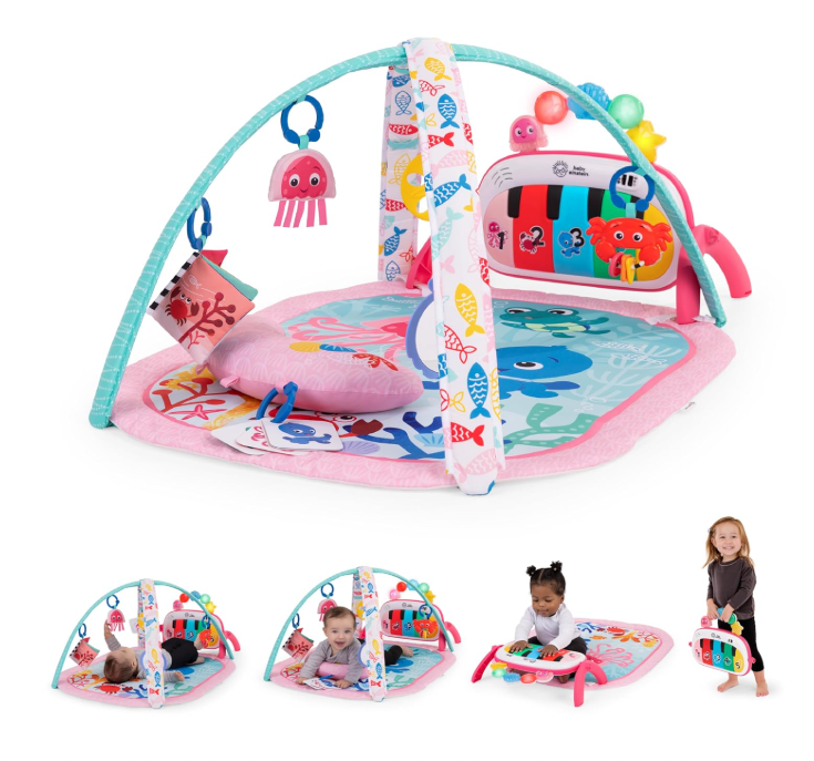 Baby Einstein 4-in-1 Kickin’ Tunes Music Activity Gym, Jellyfish Jamboree