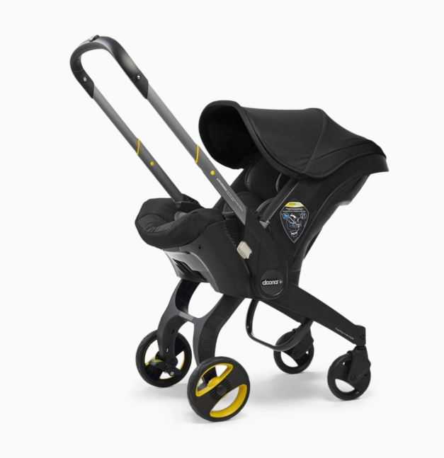 Doona Infant Car Seat & Stroller Combo, Nitro black, 2025