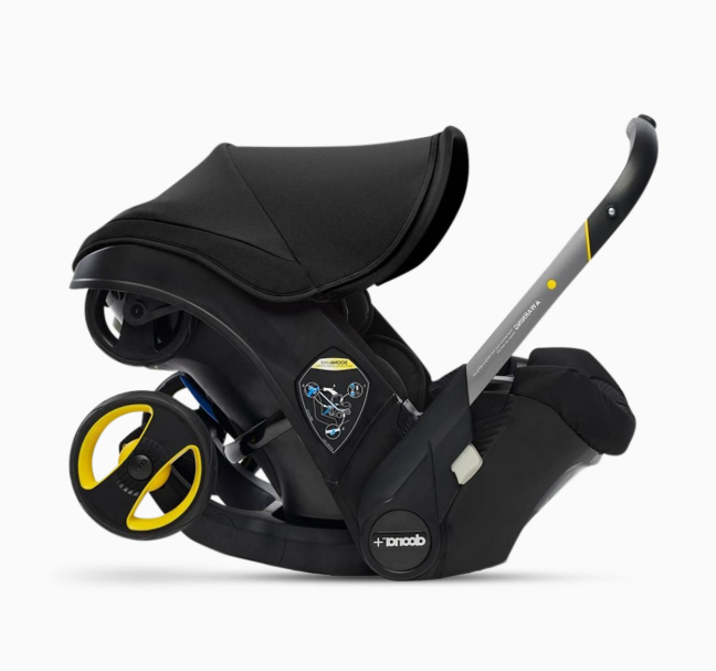 Doona Infant Car Seat & Stroller Combo, Nitro black, 2025
