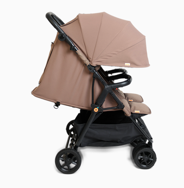 Zoe Twin V3 Double Stroller, 2026, Mocha