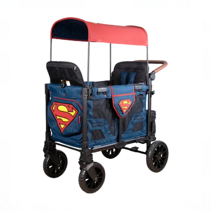 Wonderfold W2 Luxe Pro Double Stroller Wagon, Superman, 2 Seater