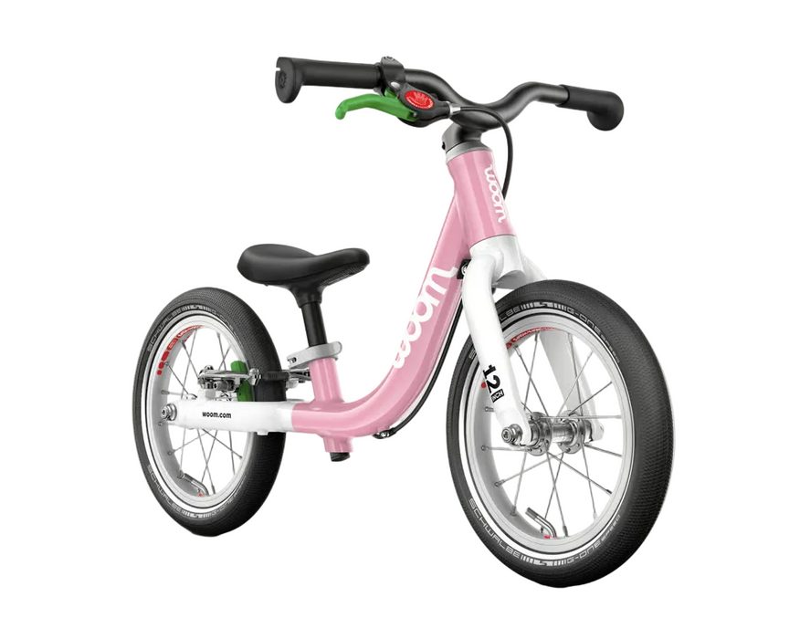 Woom GO 1 Balance Bike, Powder Pink