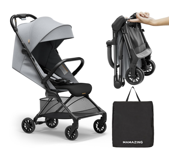 MAMAZING Ultra Air X Stroller, Gray, 2024