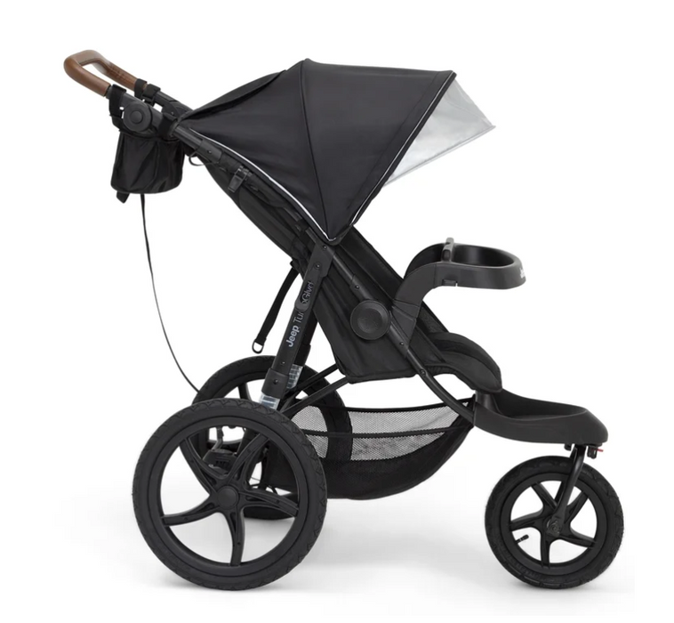 Delta Children Jeep TurboGlyde Jogging Stroller, 2026, Black