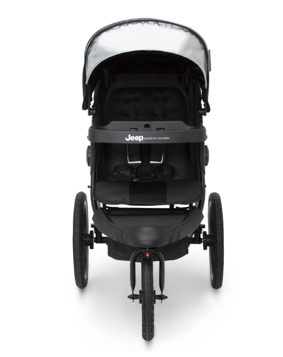 Delta Children Jeep TurboGlyde Jogging Stroller, 2026, Black