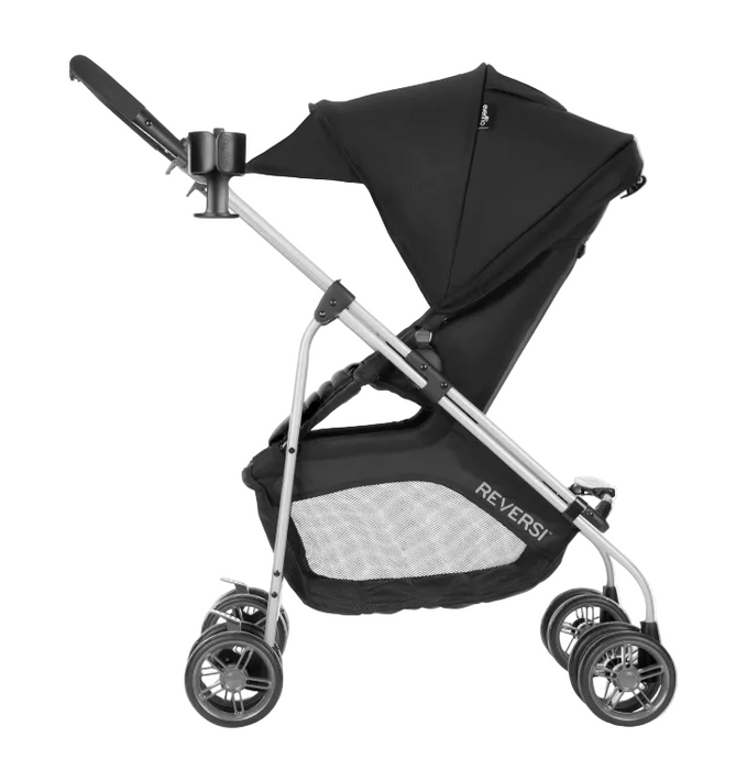 Evenflo Reversi Lightweight Reversible Stroller, 2024, Altair Black