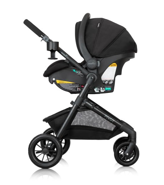 Evenflo Pivot Modular Travel System, 2025, Oxford Black