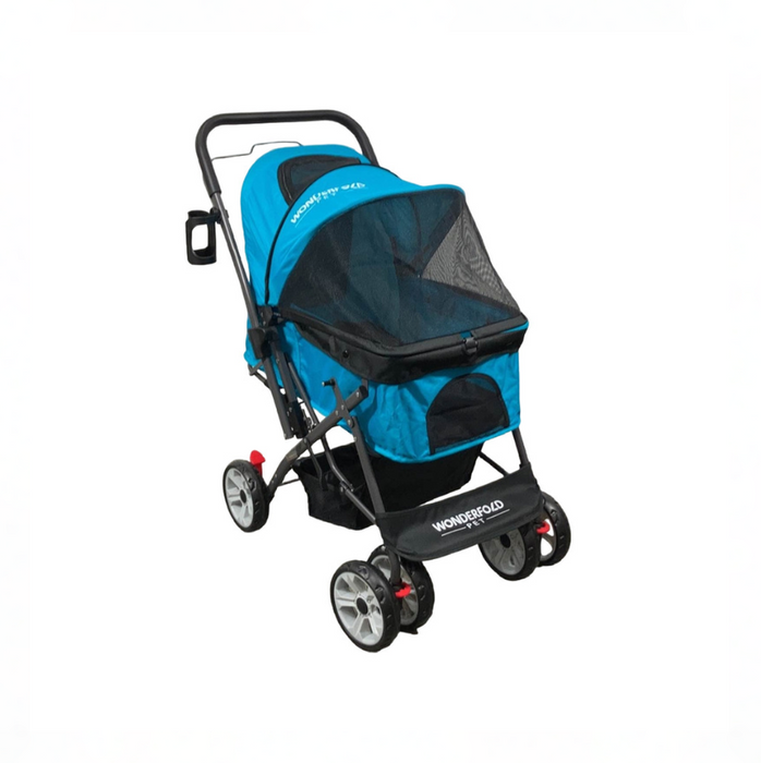 Wonderfold P1 Pet Stroller, Aqua Blue