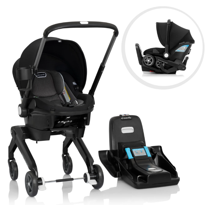 Evenflo Shyft Dual Ride Infant Car Seat Stroller Combo, Bryson, 2025, Original Model